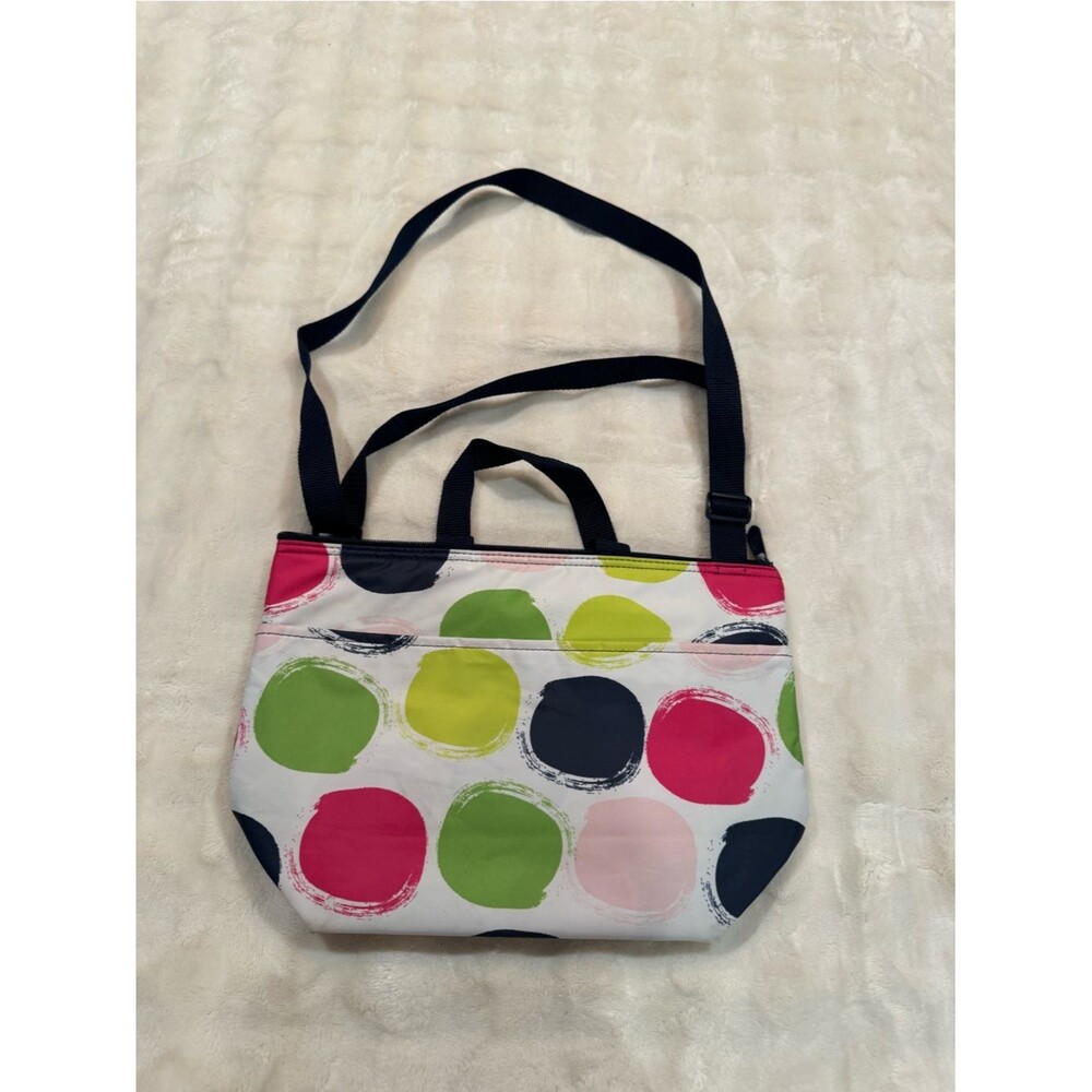 Thirty-One Crossbody Thermal Tote in the "On The Spot" pattern